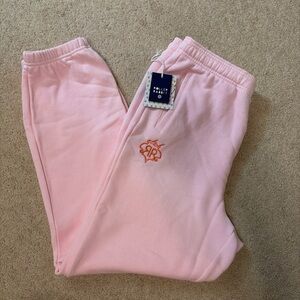 Roller Rabbit Light Pink Kids Sweatpants